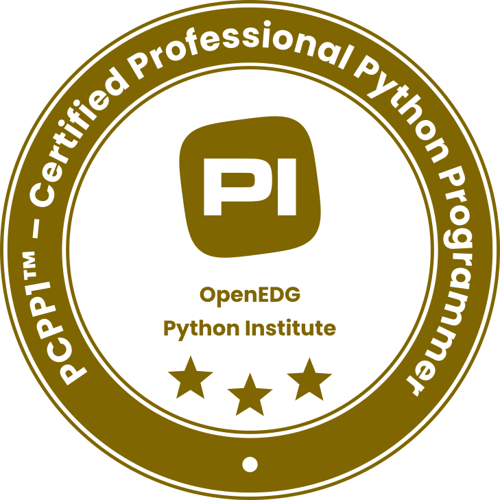 PCPP1 certification badge